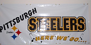 Here We Go, Steelers Banner